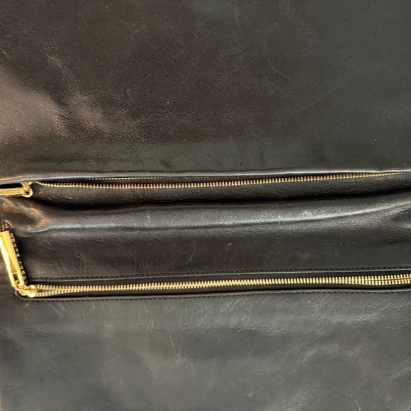 Tory Burch Bombe Riva Clutch--Black - Picture 8 of 11